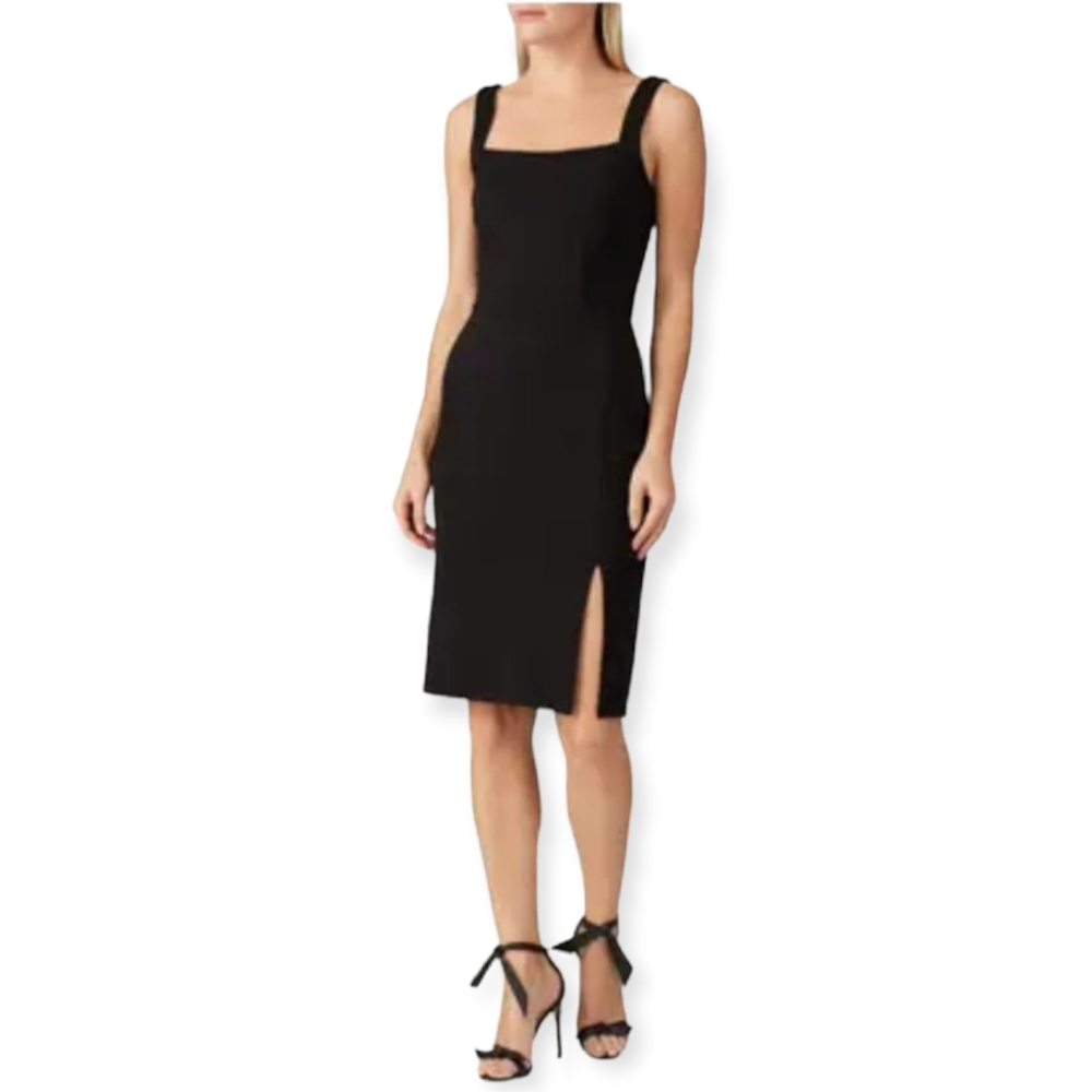 Cupcakes and Cashmere Cardiff Sheath Black Dress X-Small NWT